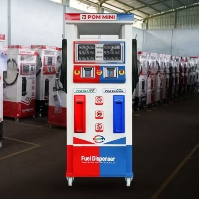 POM MINI - Pertamini Digital 2 Nozzle SLIM 2 x 100 Liter
