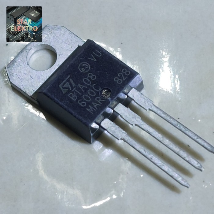 BTA08-600C To-220 BTA08600C BTA 08 600 Volt Triac Transistor 8A 600V SCR ST Triacs - 5 pcs