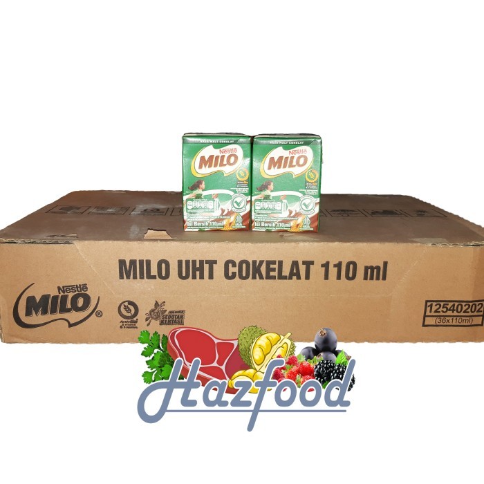 

Susu UHT Milo 110 Ml Susu Milo Cokelat Milo Kotak Nestle Susu Kotak ( 110ml x 36 Pcs )