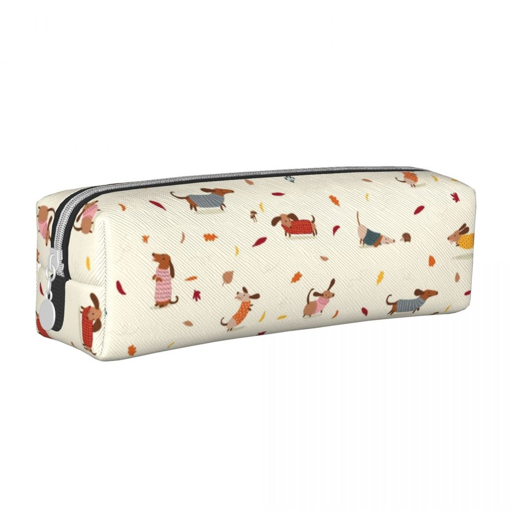

Cute Dachshunds Puppy Pencil Cases Dog Pencil Pouch Pen Box for Student Big Capacity Bag School Supplies Zipper Stationery