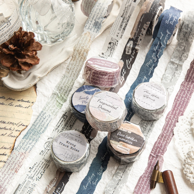 

2 Meter Washi Tape CP Candy Poetry Akses Word Qoutes Estetik
