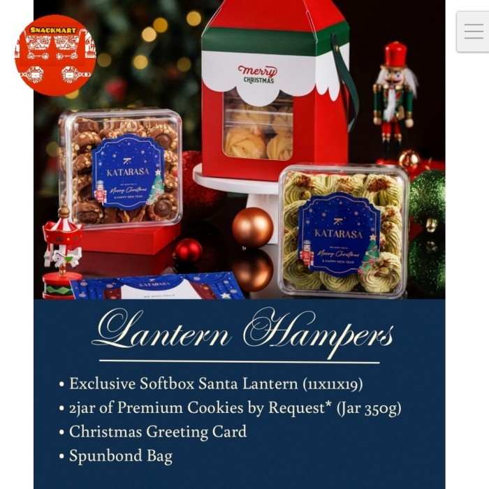 

Christmas Gift / Hampers Natal / Parcel Natal 2024 / Parcel Medan / Hampers Medan / Christmas Hampers Medan / Premium Christmas Hampers Set - Lantern