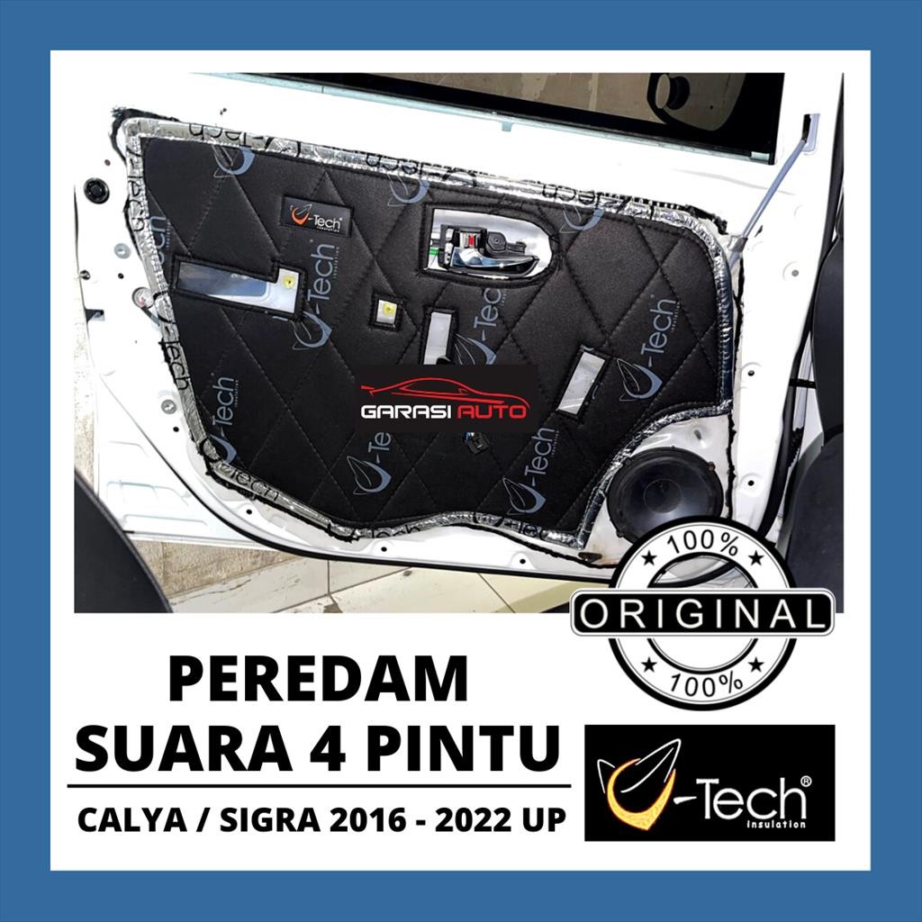 Peredam Suara 4 Pintu Akustik Audio Mobil Calya Sigra Custom VTECH