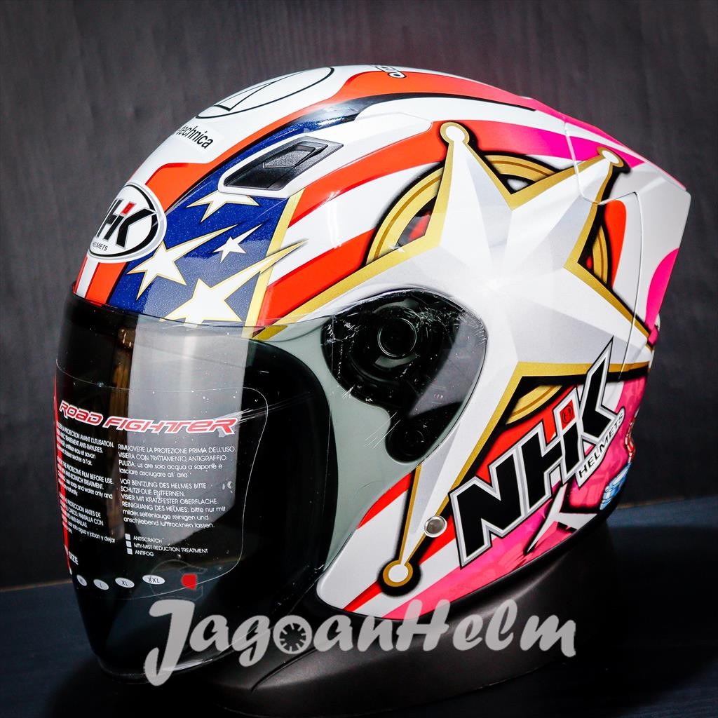 NHK R1 ELITE ALONSO #7 | STAR WHITE | SINGLE VISOR
