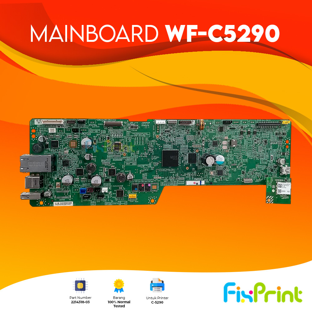 Board Epson WFC5290 Bekas Mainboard Epson Workforce C5290 Bekas Motherboard Epson WF C5290 Used