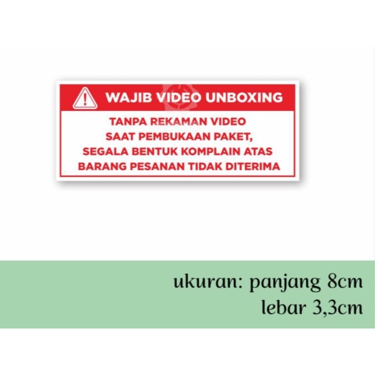 

Cetak Kilat Stiker Label Unboxing ukuran 8x3,3cm