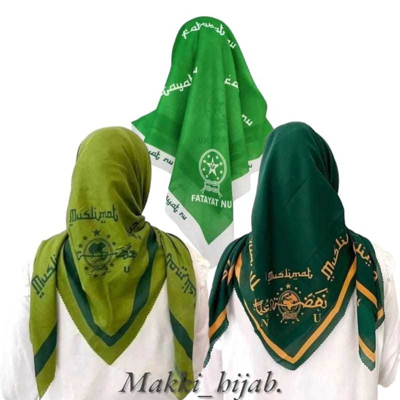 HIJAB MUSLIMAT NU MOTIF/JILBAB MUSLIMAT NU TERBARU/KERUDUNG  NU