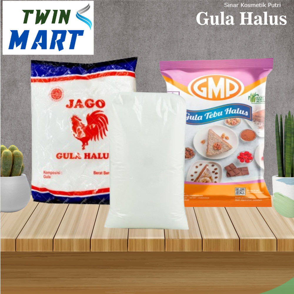 

Gula Topping Donat / Gula Halus / Kiloan / kemasan Merek Jago dan GMP