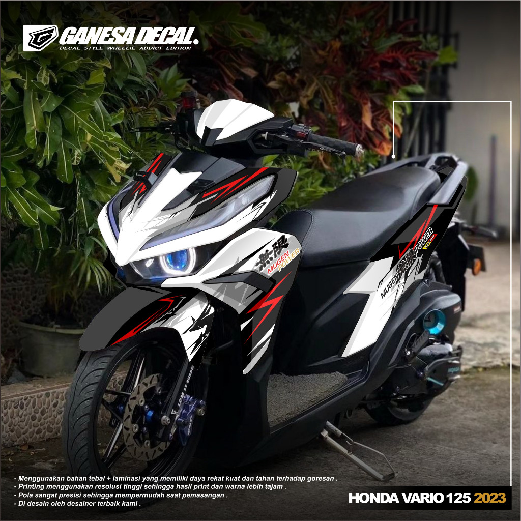 Decal Sticker Vario 125 New 2023 CBS FULL BODY - Stiker Dekal Skotlet Motor Honda Vario 125 New 2023