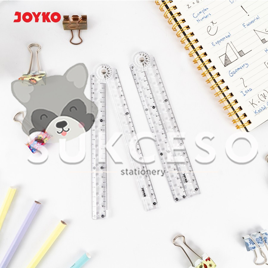 

Joyko Foldable Ruler RL-FL5 Penggaris Lipat 30cm Transparan Murah