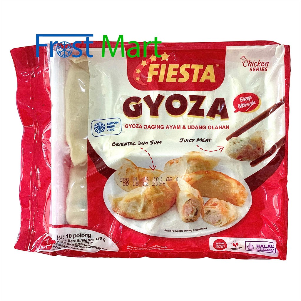 

Fiesta Gyoza 180gr isi 10 Pcs