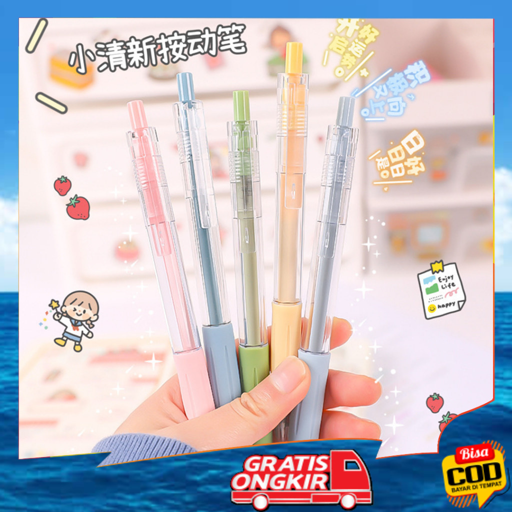 

Pena Mekanik Pastel 0.5mm Bolpen Pena Pen Alat Tulis Tebal 0.5 MM Pena Cair MURAH P15