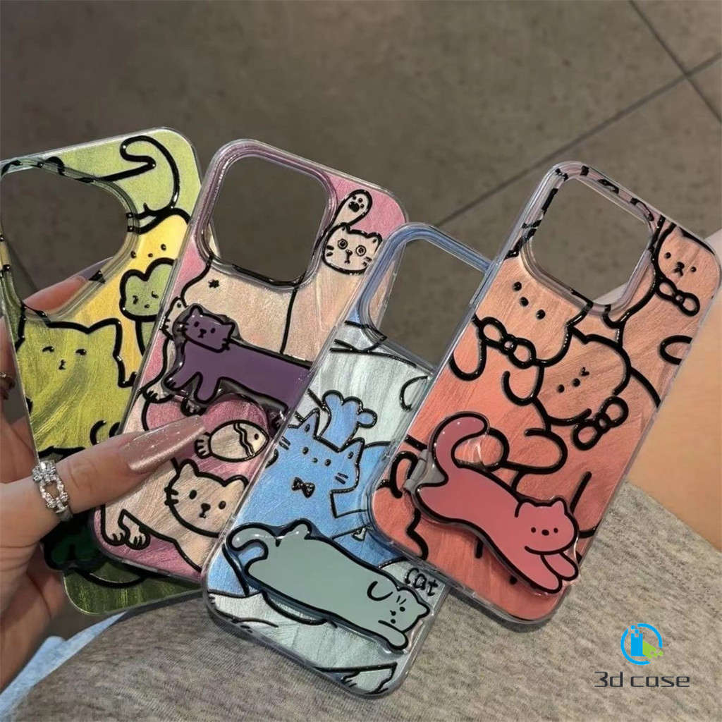 3dcase Phone Stand Casing HP VIVO Y03 Y28 V30 Y18 Y100 V23E V29E V25E V21 Y17S Y12 Y27S Y21 Y20 Y22 