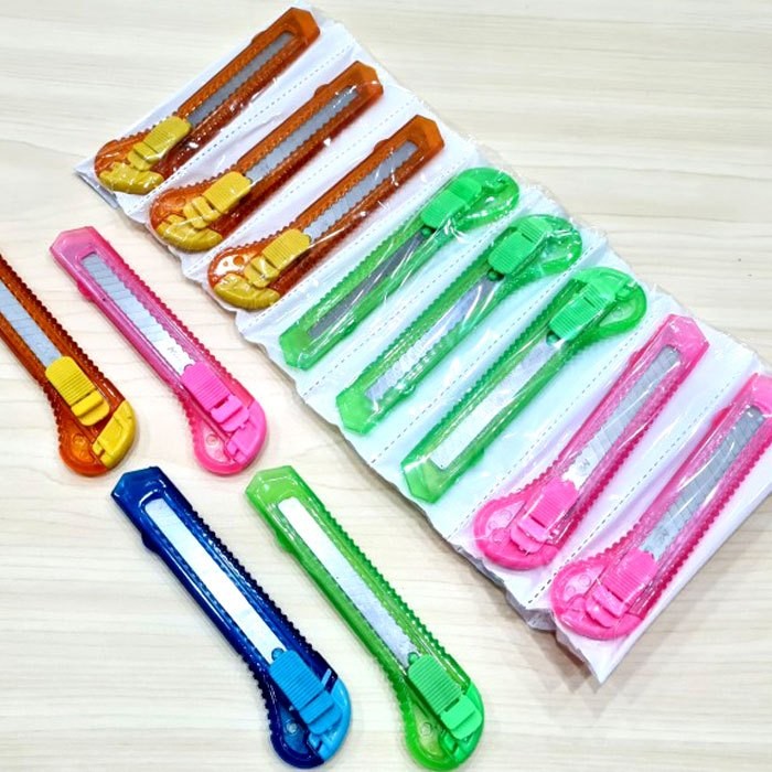 

Cutter Art Knives / Cutter Warna Bening Besar L-500