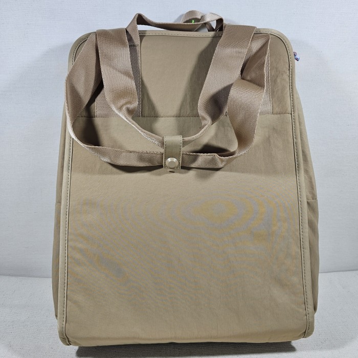 Export original tote shoulder laptop bag light brown tas selempang jinjing unisex