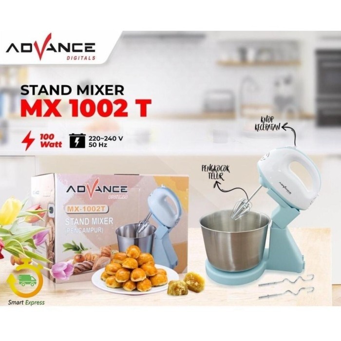 Mixer Advance MX-1002T / Stand Mixer Advance MX1002T - Mixer Low Watt - Mixer Kapasitas Besar - Mixe