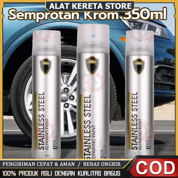

HOT STOCK 350 ML Cat Semprot Chrome Sapporo Chrome Spray Paint Anti Karat Warna Stainless2