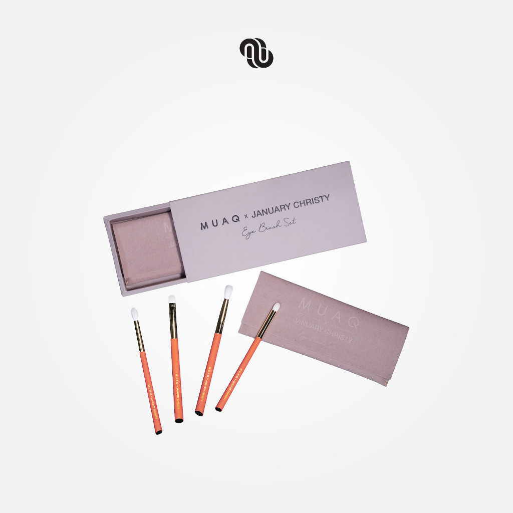 MUAQ X JANUARY CHRISTY Eye Brush Set // Viral_MUA.id