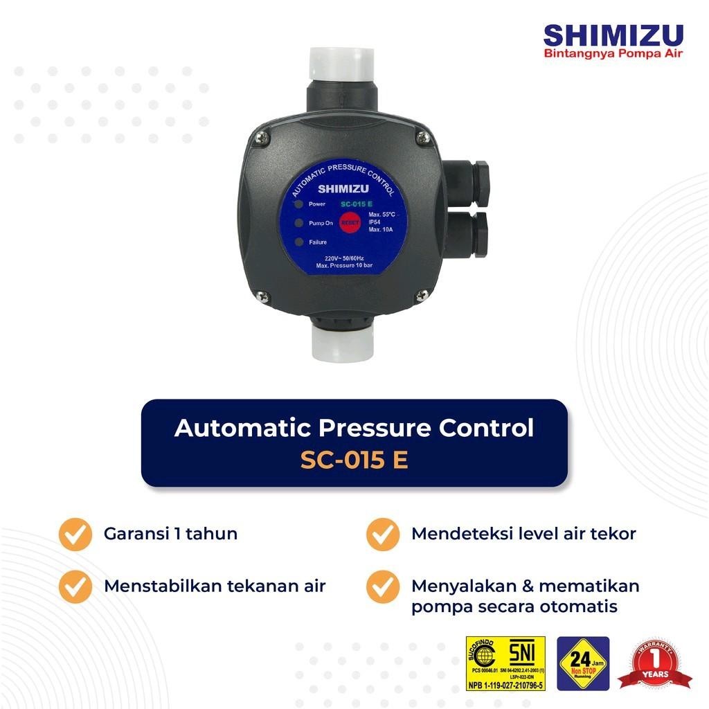 Booster Otomatis Pompa Air Shimizu Sc 015 E Shimizu Automatic Pressure Control Sc015E Shimizu Sc 015