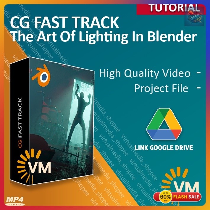 CG FAST TRACK – THE ART OF LIGHTING IN BLENDER | DVD TUTORIAL MAHIR BELAJAR PENCHAYAAN BLENDER 3D TE