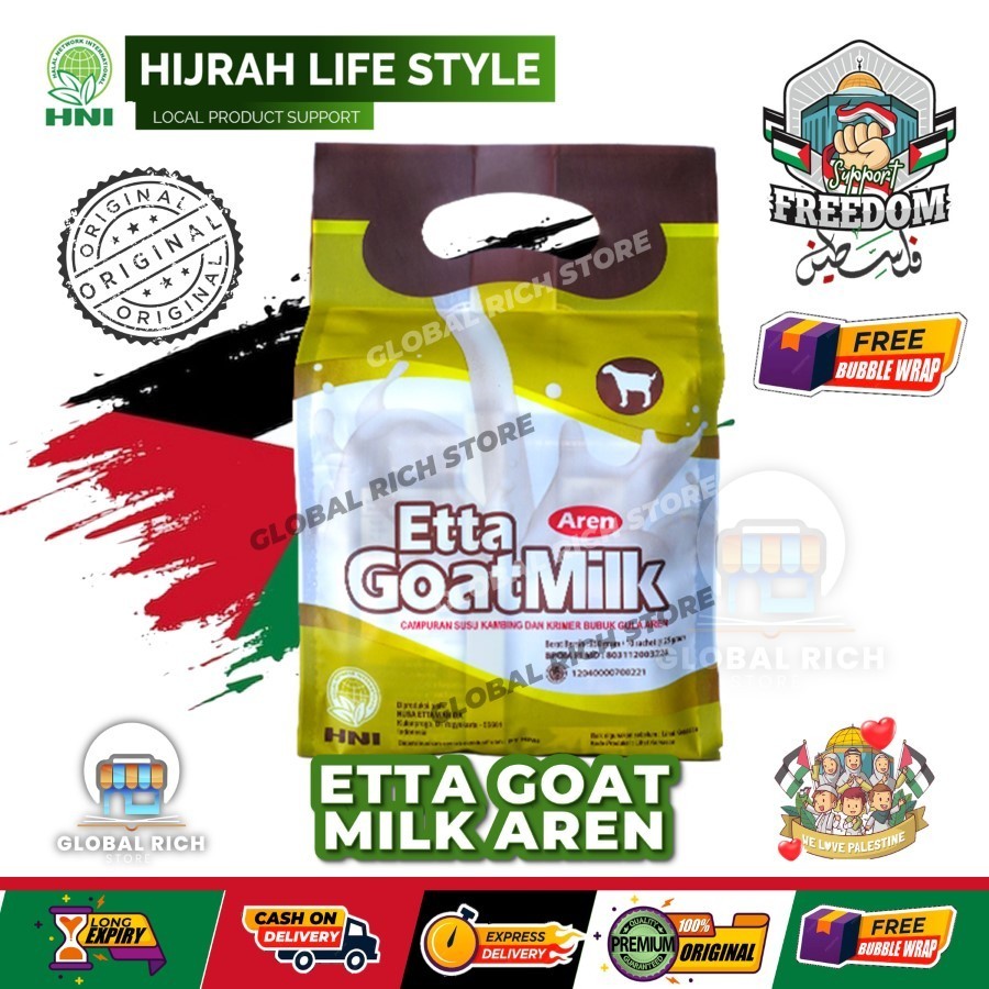 

Halal Alami ETTA GOAT MILK AREN susu kualitas no 1 - HNI HPAI