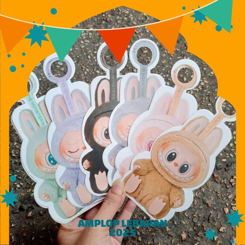 

30 Pcs Amplop Lembaran 3D Motif Labubu - Amplop Viral dan Unik, Terbaru untuk Lebaran 2025