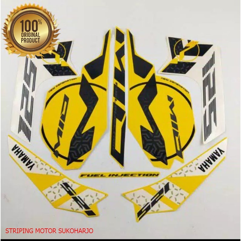 (ORI) Striping Yamaha Mio m3 125 2015 kuning kualitas original