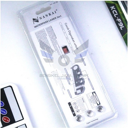

READY BANYAK NANKAI Penggaris Laser Waterpass Meteran Laser 3 In 1 / Waterpass 7" BISA GROSIR