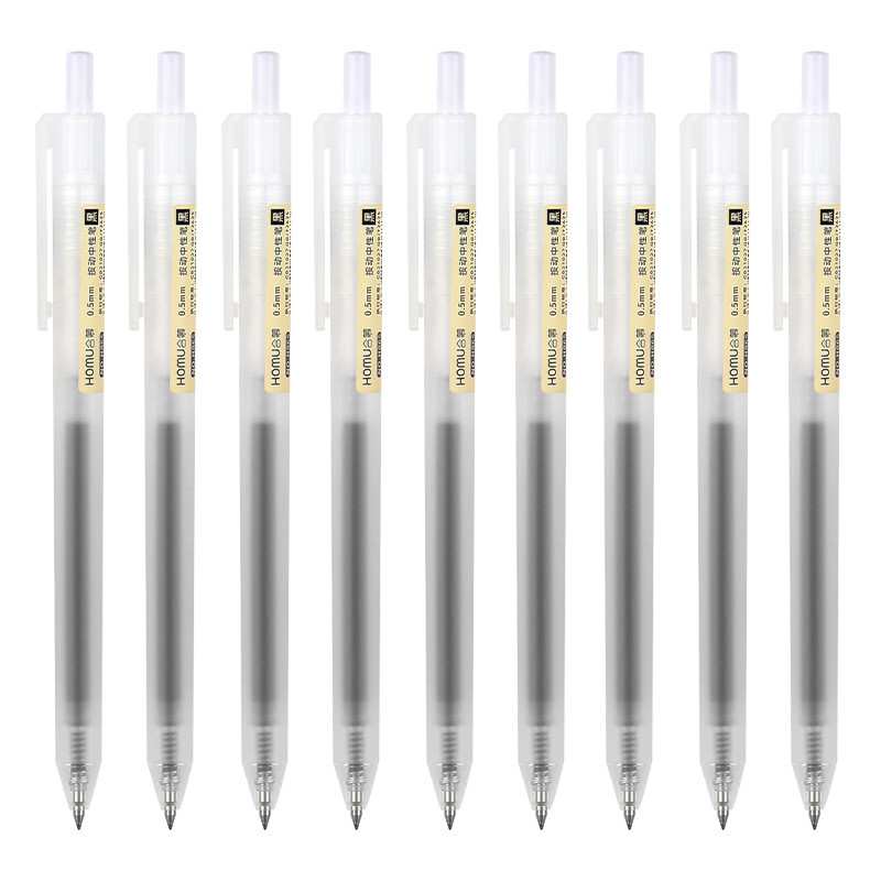 

4Pcs Retractable Gel Pens Set Black/red/blue Ballpoint for writing 0.5mm refills Office accessories school supplies Stationery