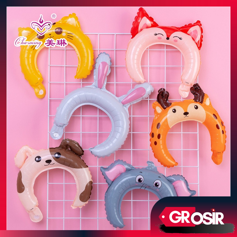 Grosir - 5606 Balon Bando Karakter / Bando Foil Bando Karakter / Balon Bando Karakter Hewan / Balon