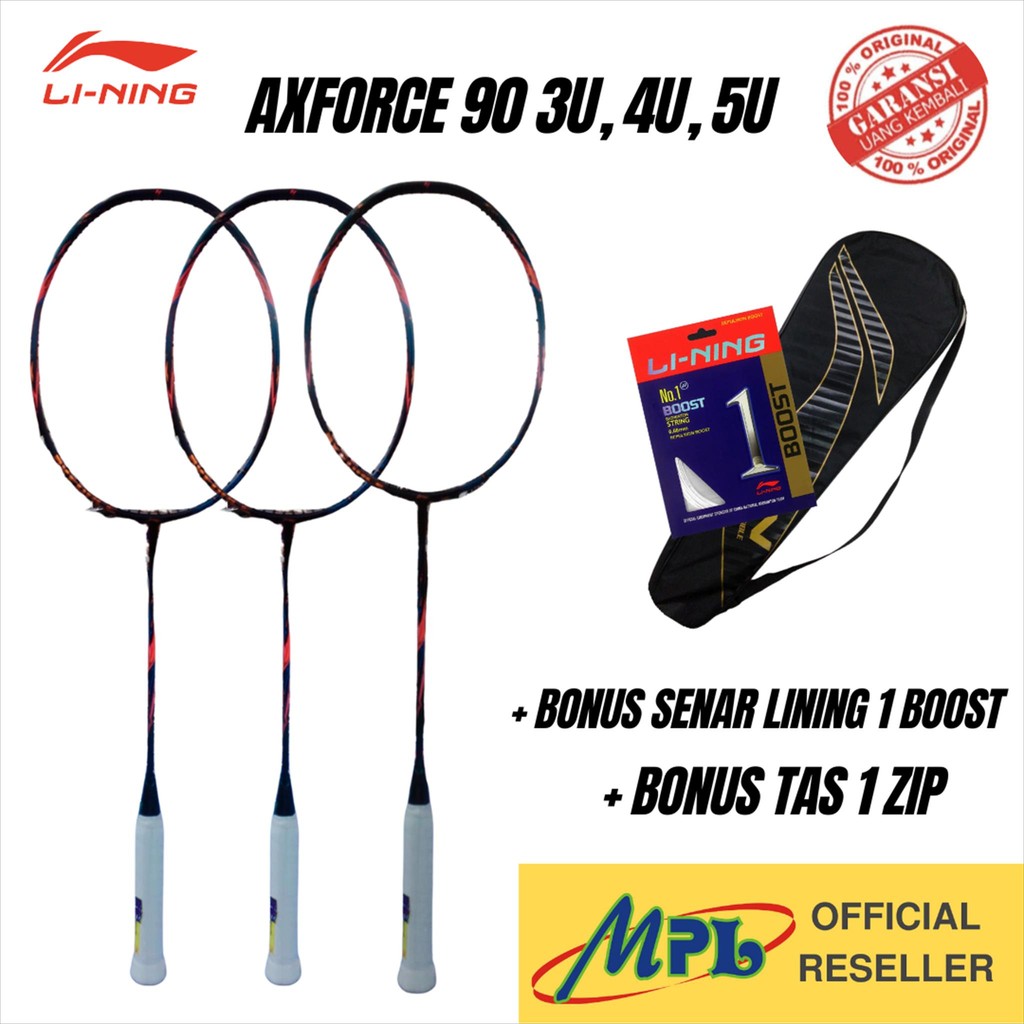 RAKET BADMINTON LINING AXFORCE 90