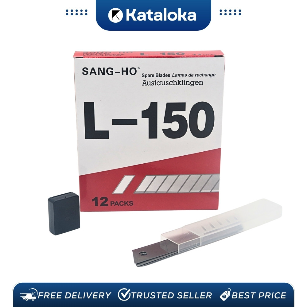 

Ag 1 Box Isi 12 Tube (60 Pcs) Cutter Blade Refill BESAR (L-150/L-750/L-500) SANGHO