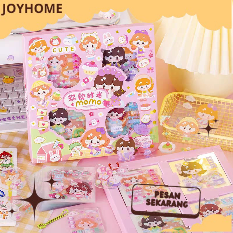 

(JO) Stiker 100 Lembar Kuromi Sanrio Melody Motif Kartun Warna Warni Bahan PVC Untuk Scrapbook Laptop Botol