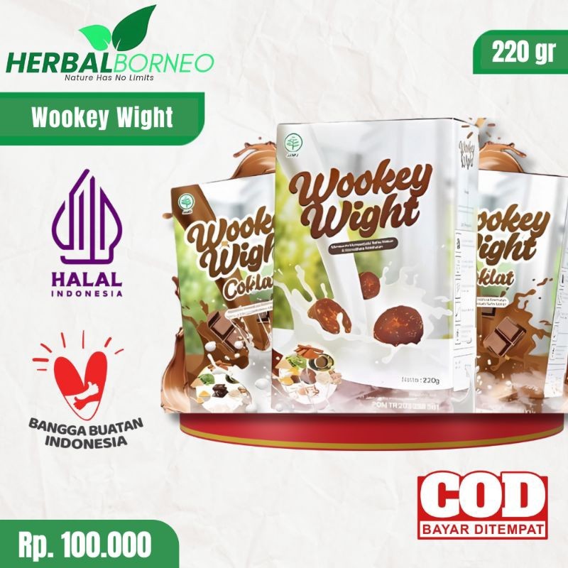 

Wookey Weight Susu Penambah Berat Badan Paket Nutrisi 220g