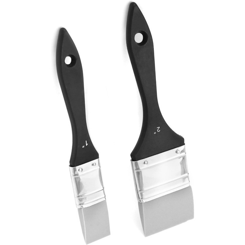 

1pc Silicone Color Shaper Brush, Solid Flat Flexible Acrylic and Water Based Painting Tool for Move and Remove Acrylic Paints