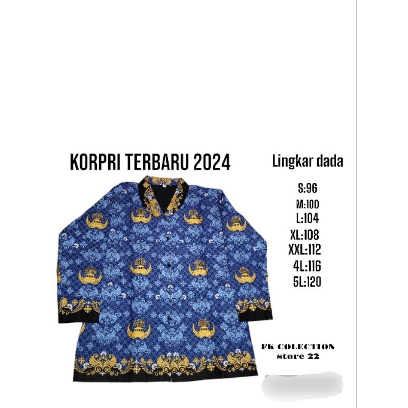 [PREMIUM ORIGINAL] KEMEJA KORPRI TERBARU 2023 WANITA KERAH HITAM FULL PURING HERO