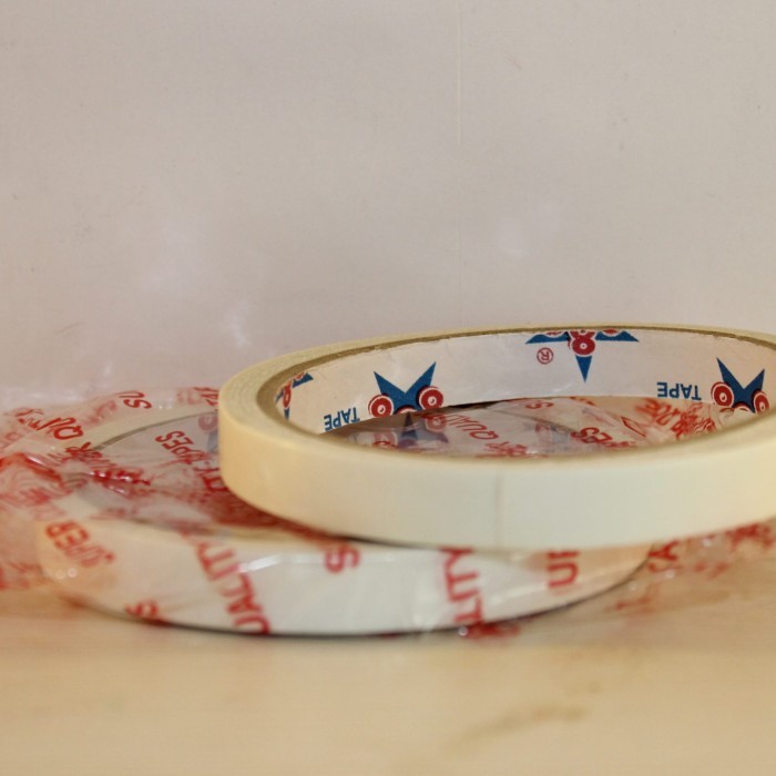 

Ltech.DOUBLE TAPE PUTIH - SIDE HOKI 1 DAN 2 CM X 5 METER