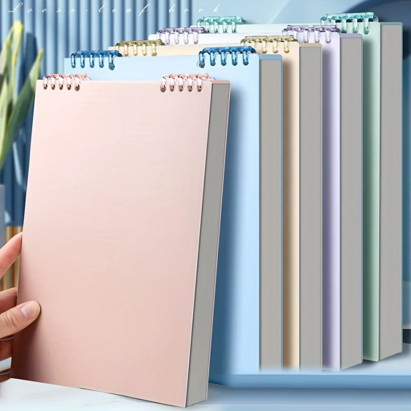

1pc Durable A5 Binder Notebook for Easy Note-Taking Perfect for Diary School and Office Use Flip Cover for Daily Writing Tasks