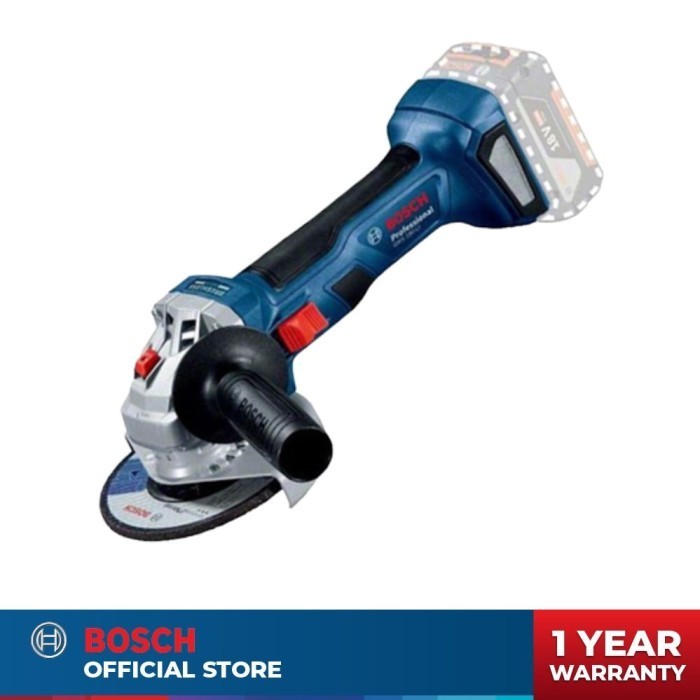 TERLARIS BOSCH CORDLESS ANGLE GRINDER GWS 180-LI SOLO (UNIT ONLY)