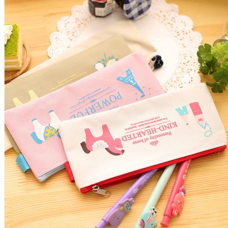 

Tas Pensil Pulpen Tempat Alat Tulis Motif Kuda Poni Lucu Import 902