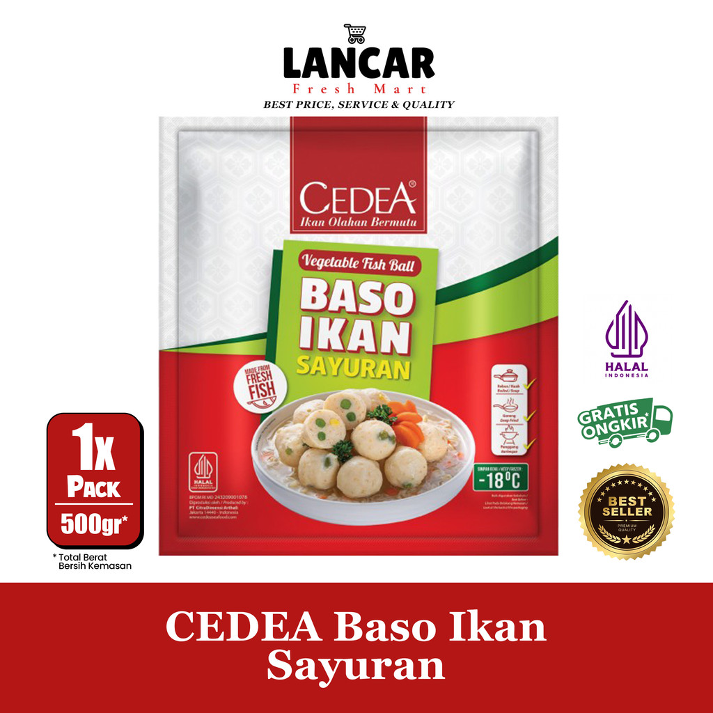 

CEDEA BAKSO IKAN SAYURAN 500GR