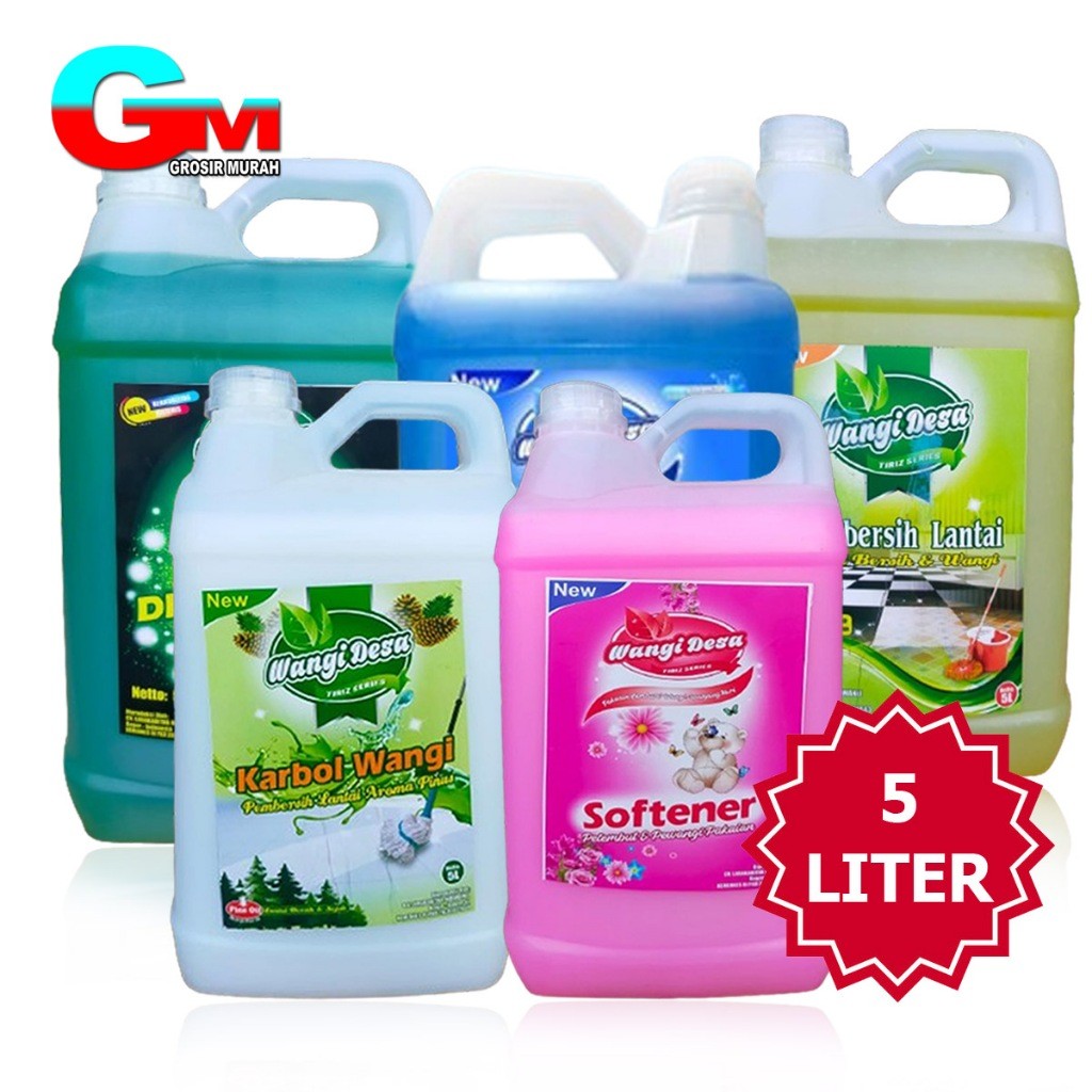 Sabun Wangi Desa New 5 Liter Aroma Fresh Wangi Desa Grade B