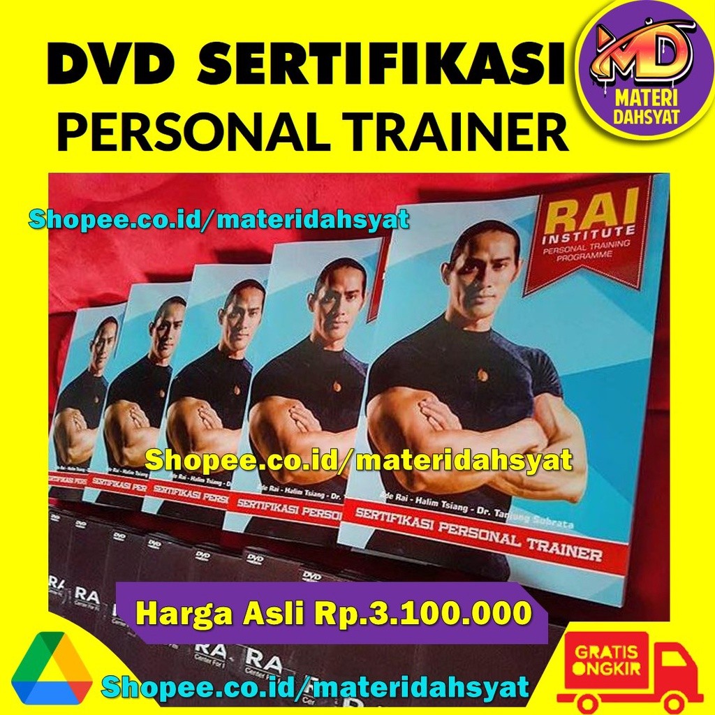 DVD Ade Rai Untuk Sertifikasi Personal Trainer oleh Rai Institute Ilmunya DAGING Semua untuk Kesehat