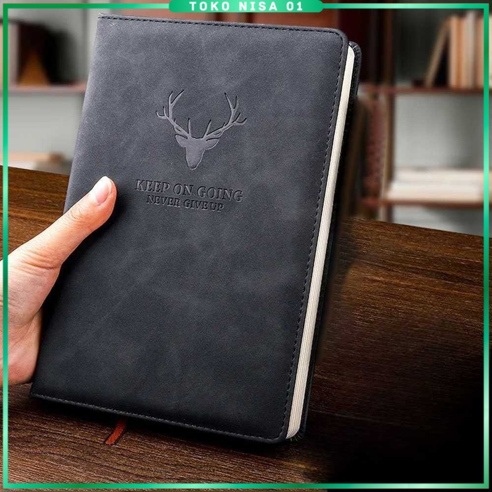 

Toddi Buku Jurnal Leather Notebook Diary 68GSM 200 Halaman Grid - CW-5026