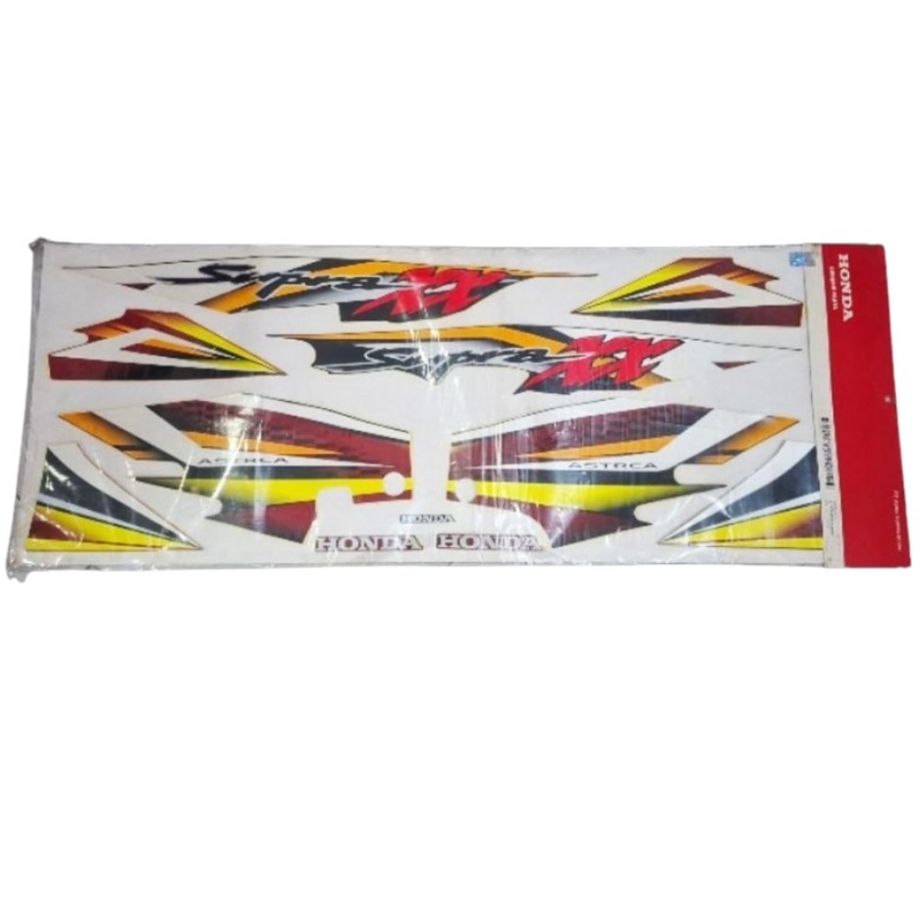 Striping Sticker stiker Body set Honda supra XX supra xx original