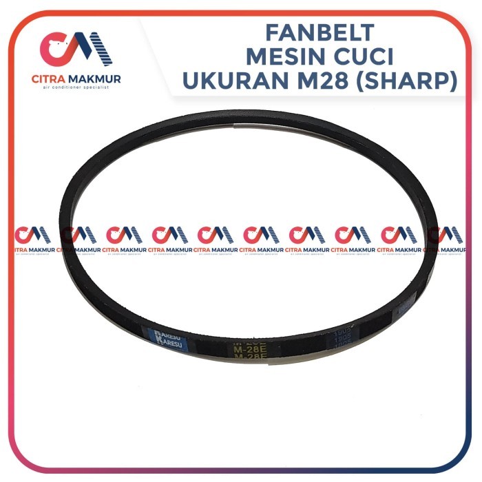 (FS) Vanbelt M28 Mesin Cuci Sharp Aqua matic magic Fan Belt Fanbelt M 28
