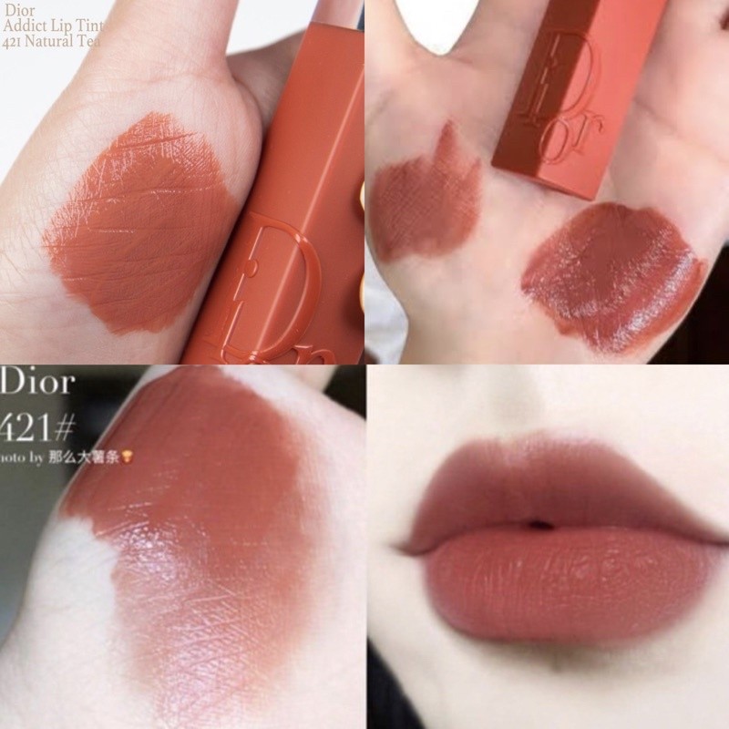 NEW D*IOR DIOR ADDICT LIP TINT TATTOO 421 NATURAL TEA BEIGE 2022