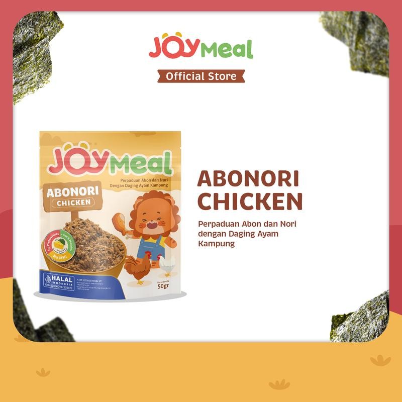 

JoyMeal AboNori CHICKEN Original 50gr | Perpaduan Abon dan Nori dengan Daging Ayam Kampung