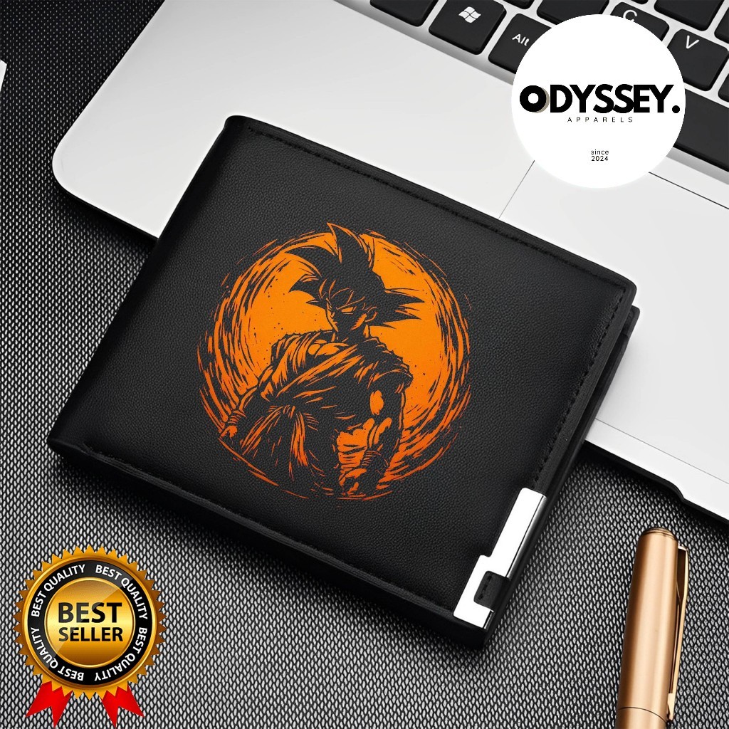 Dompet lipat/Dompet Lipat Anime DRAGON BALL GOKU Dompet Kulit Anime