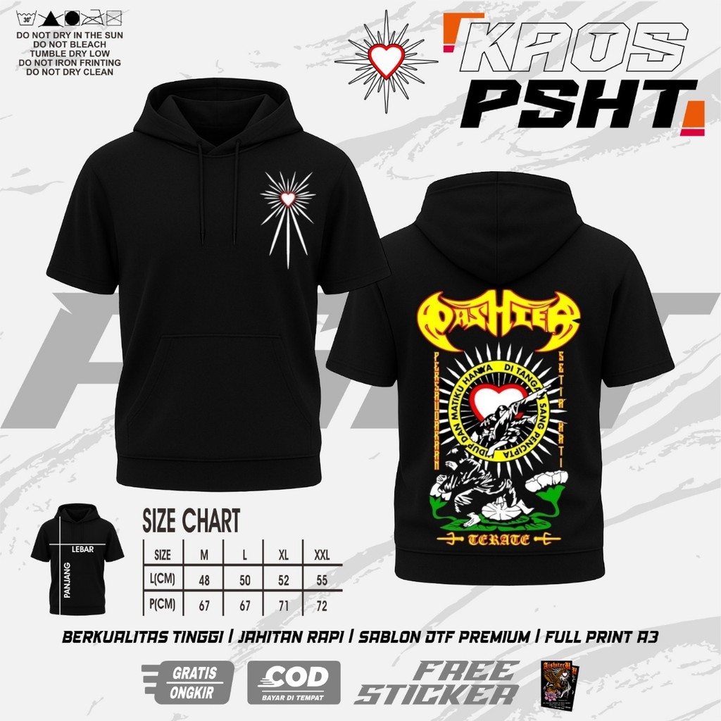 TS HOODIE DISTRO PSHT PASHTER LAWASANT MOTIF PEDANG KAOS HOODIE DISTRO PERSAUDARAAN SETIA HATI TERAT